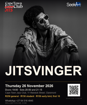 Jitsvinger, Quintin Goliath, at Cape Town Jazz Club on 26 November 2026.
